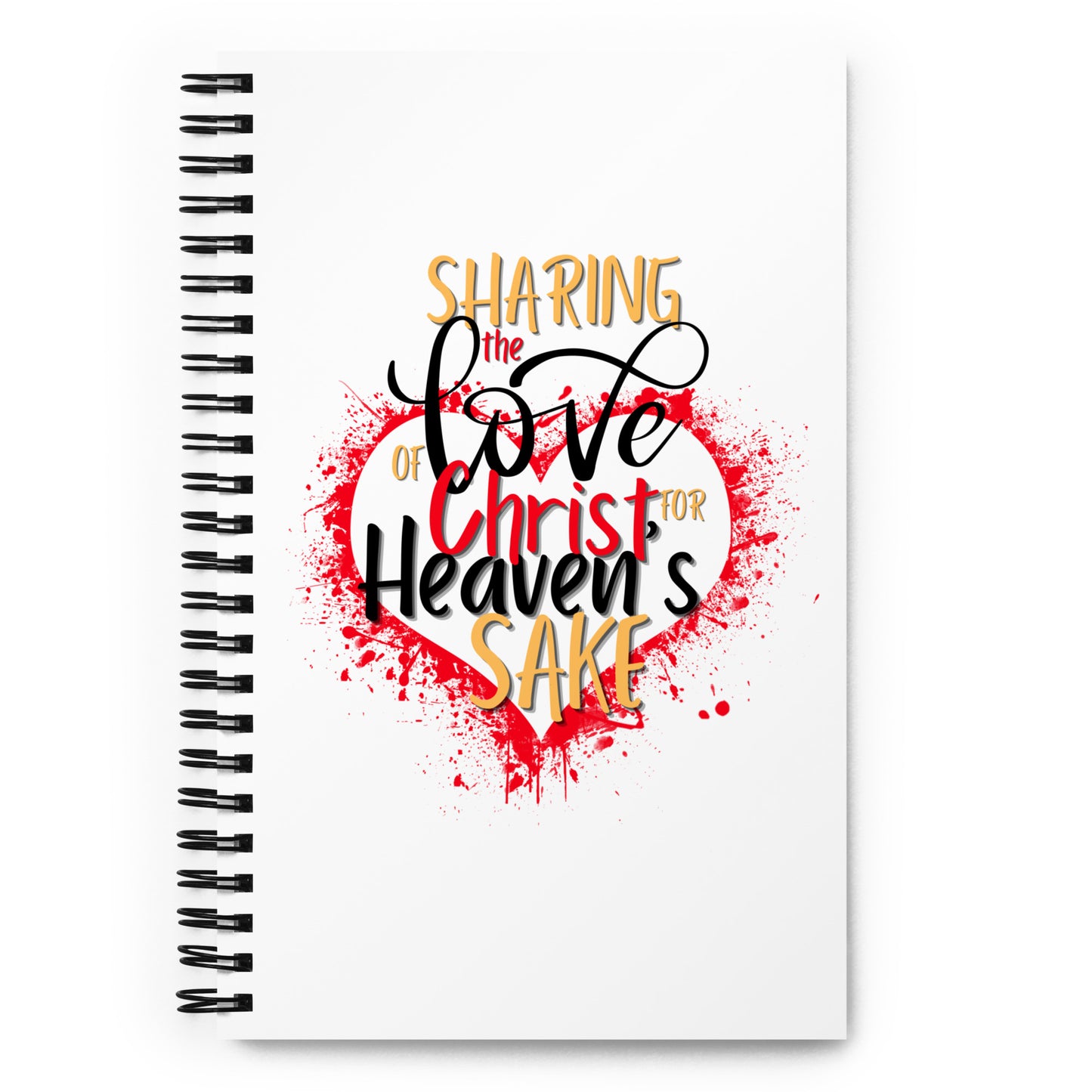 For Heaven's Sake - Spiral notebook